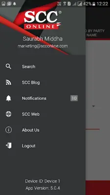 SCC Online android App screenshot 11